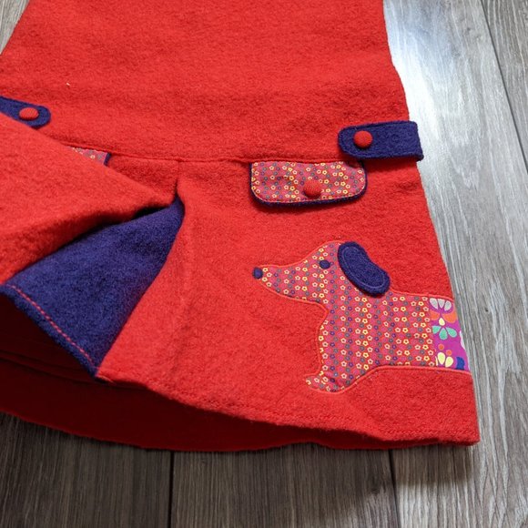 NWT Toddler Girl (4T) - DPAM Wool Shift Dress - Picture 3 of 9